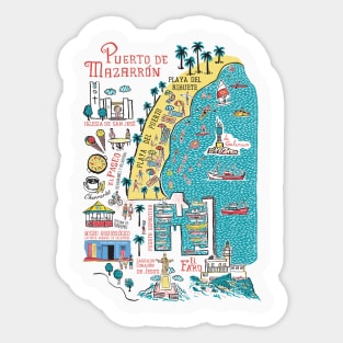 Puerto de Mazarron - Tourist Guide Sticker